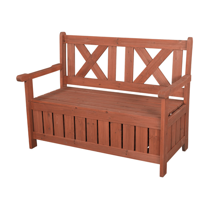 Leisure Season Solid Wood Storage Bench & Reviews Wayfair